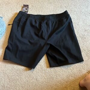 Men’s black shorts